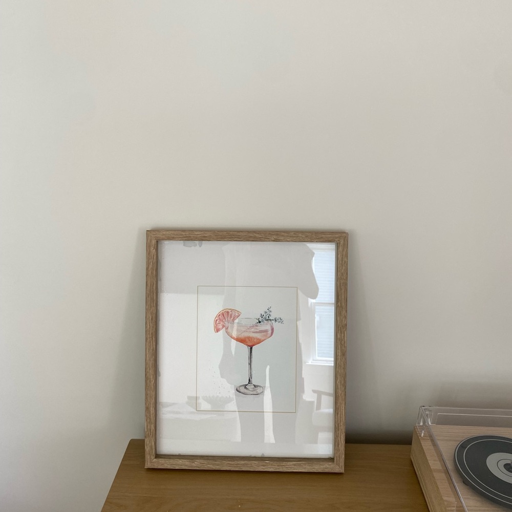 Cocktail Print with Frame